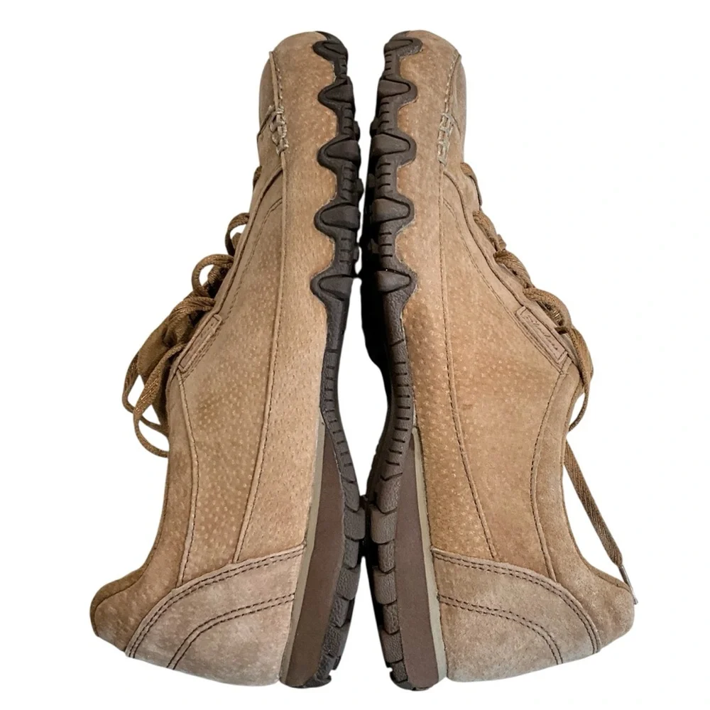 Skechers Bikers Curbed Women’s 9.5 Brown Suede Relaxed Fit Memory Foam Sneakers - Picture 5 of 13